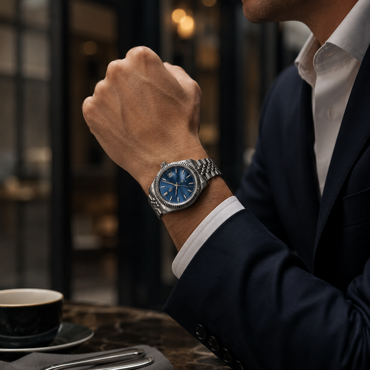 Cavalieri Rx Silver Blue Dial