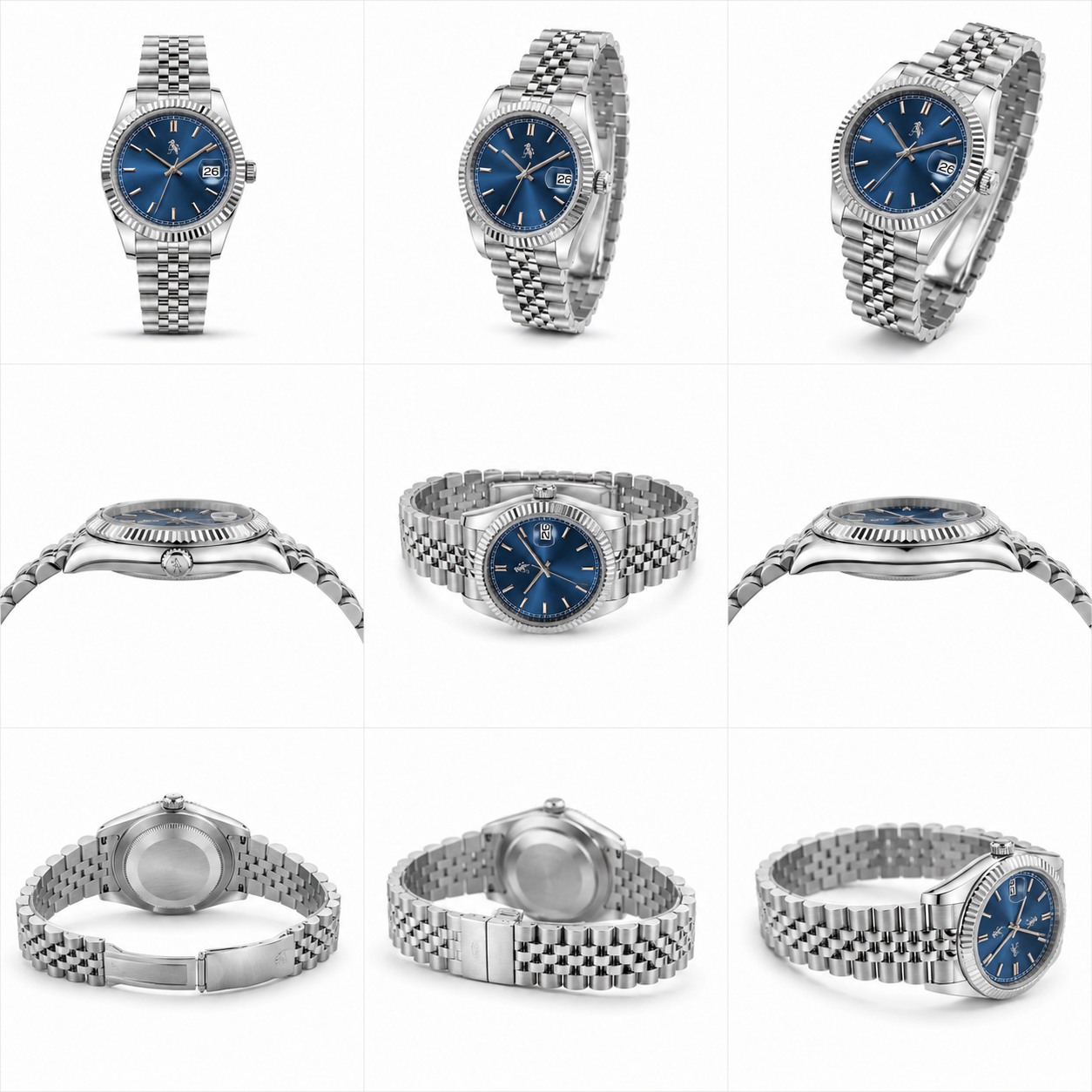 Cavalieri Rx Silver Blue Dial